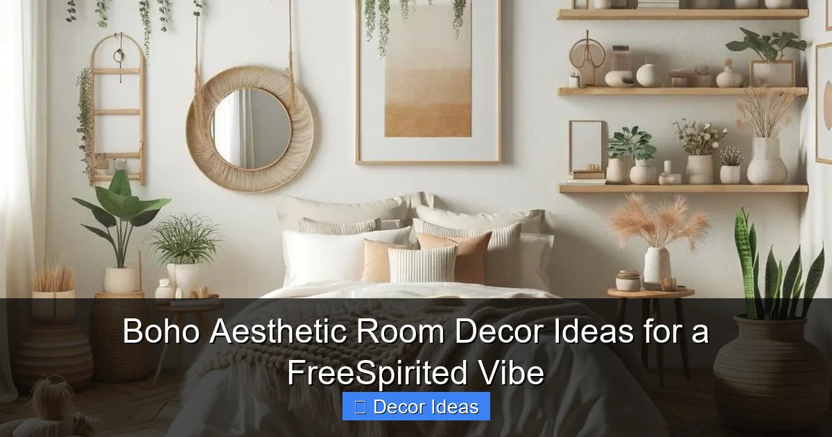 Boho Aesthetic Room Decor Ideas for a FreeSpirited Vibe