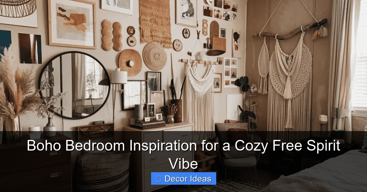 Boho Bedroom Inspiration for a Cozy Free Spirit Vibe