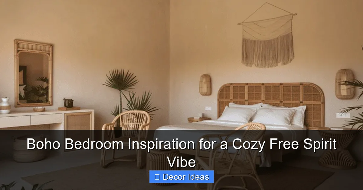 Boho Bedroom Inspiration for a Cozy Free Spirit Vibe