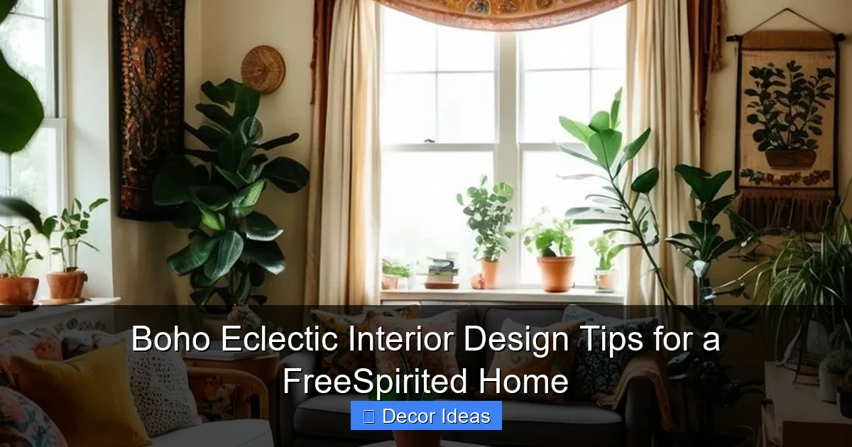 Boho Eclectic Interior Design Tips for a FreeSpirited Home