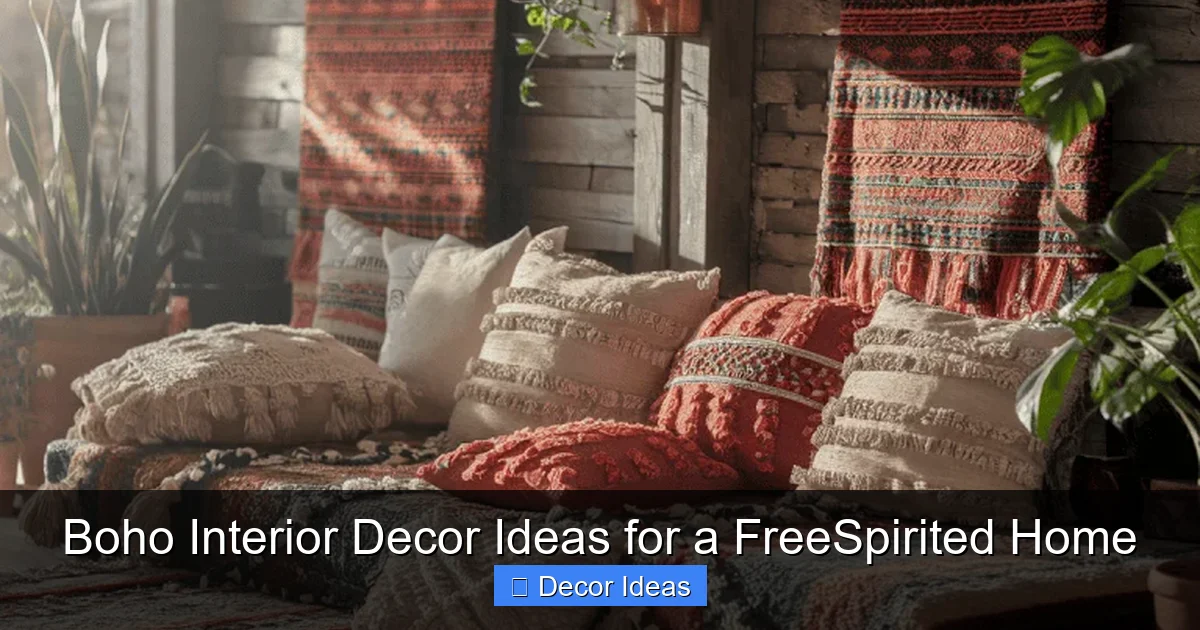 Boho Interior Decor Ideas for a FreeSpirited Home