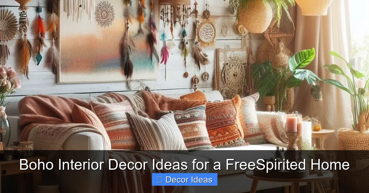 Boho Interior Decor Ideas for a FreeSpirited Home