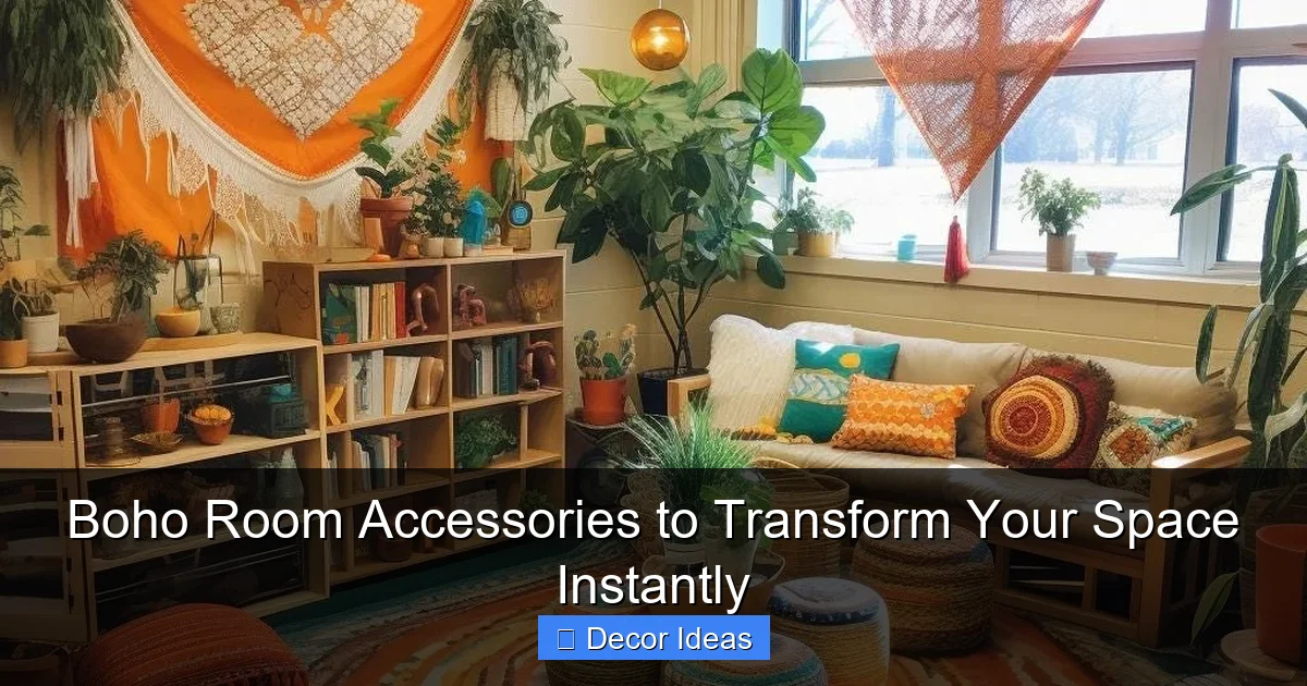 Boho Room Accessories to Transform Your Space Instantly
