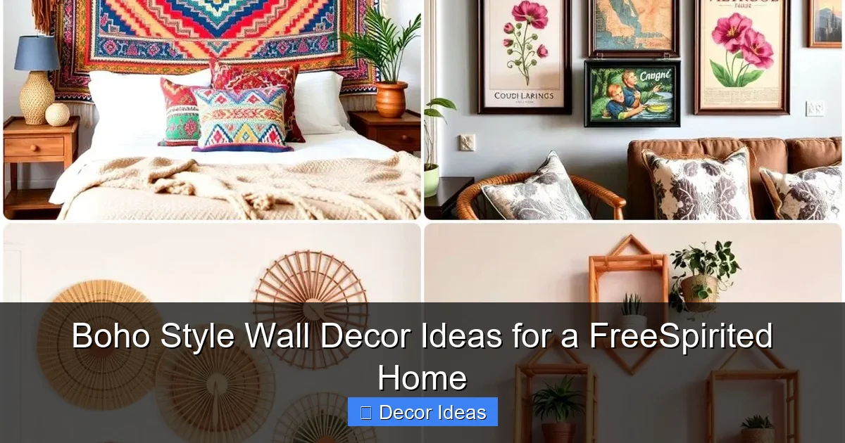 Boho Style Wall Decor Ideas for a FreeSpirited Home