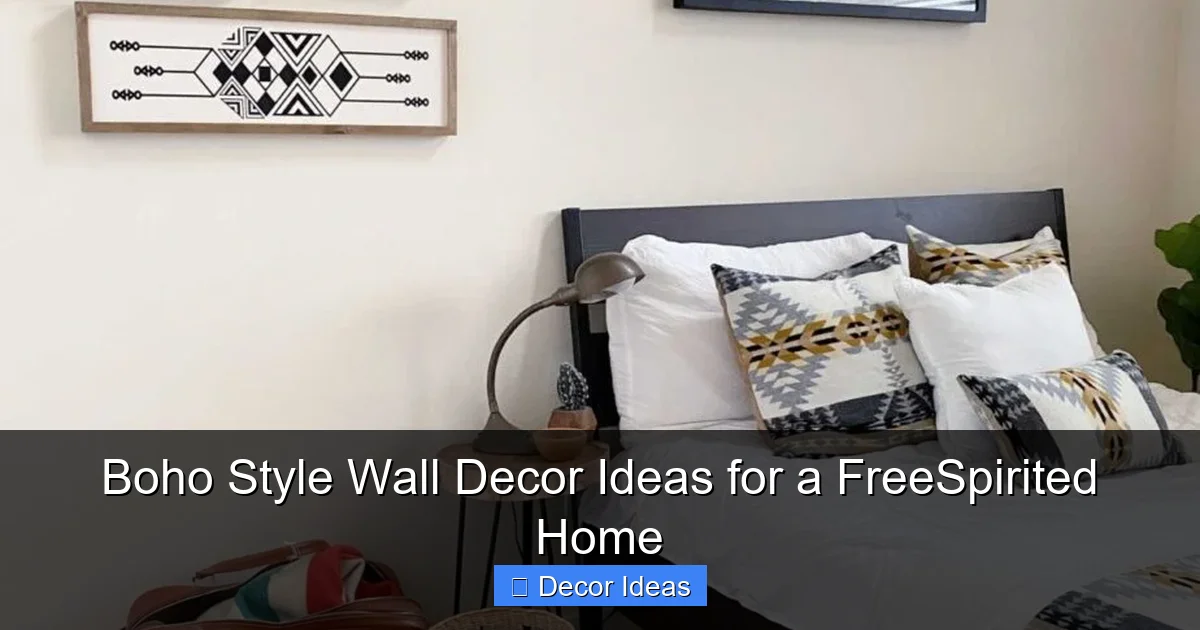 Boho Style Wall Decor Ideas for a FreeSpirited Home