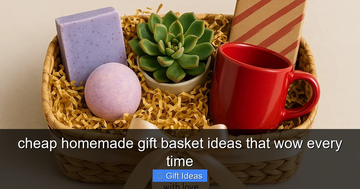 cheap homemade gift basket ideas that wow every time