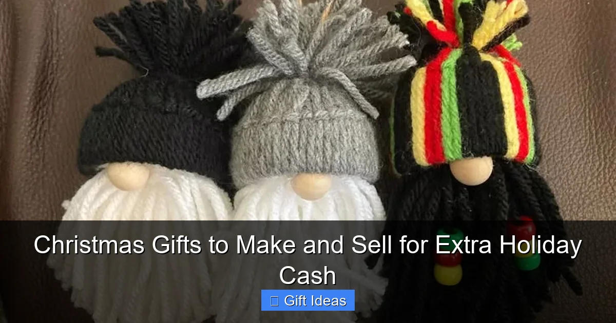 Christmas Gifts to Make and Sell for Extra Holiday Cash