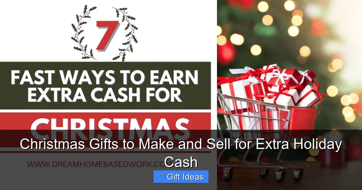 Christmas Gifts to Make and Sell for Extra Holiday Cash