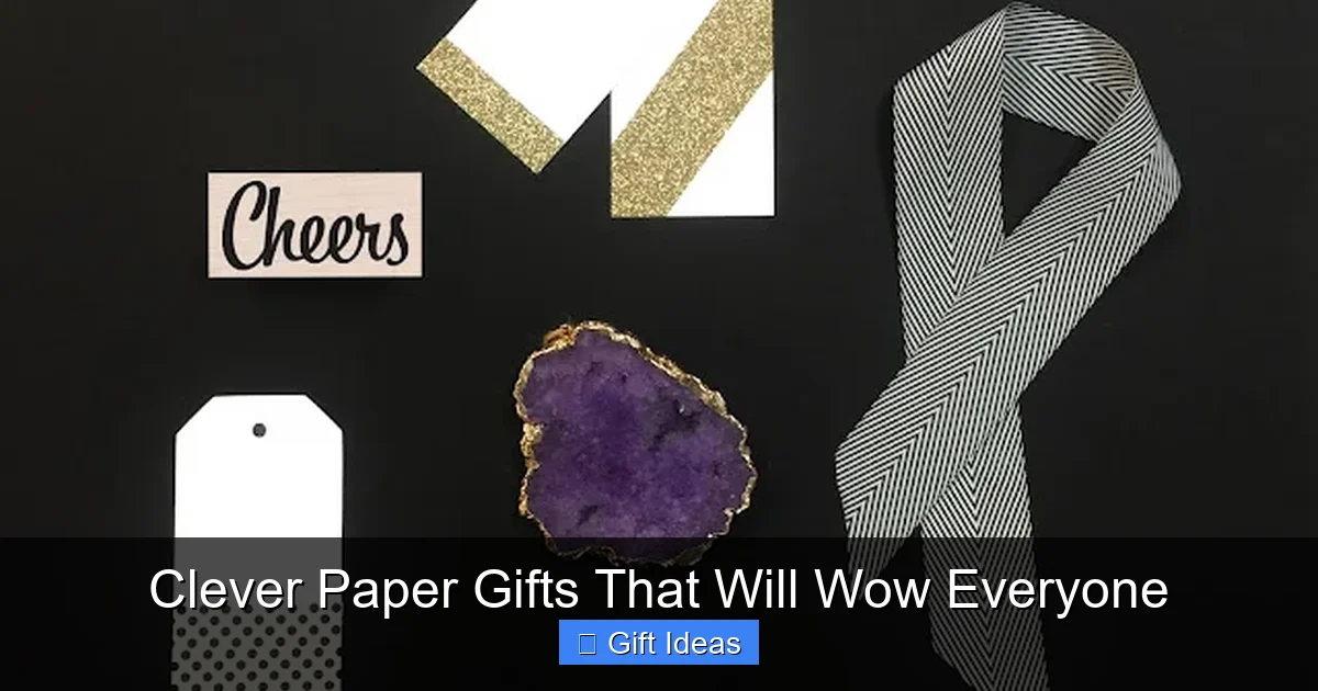 Clever Paper Gifts That Will Wow Everyone