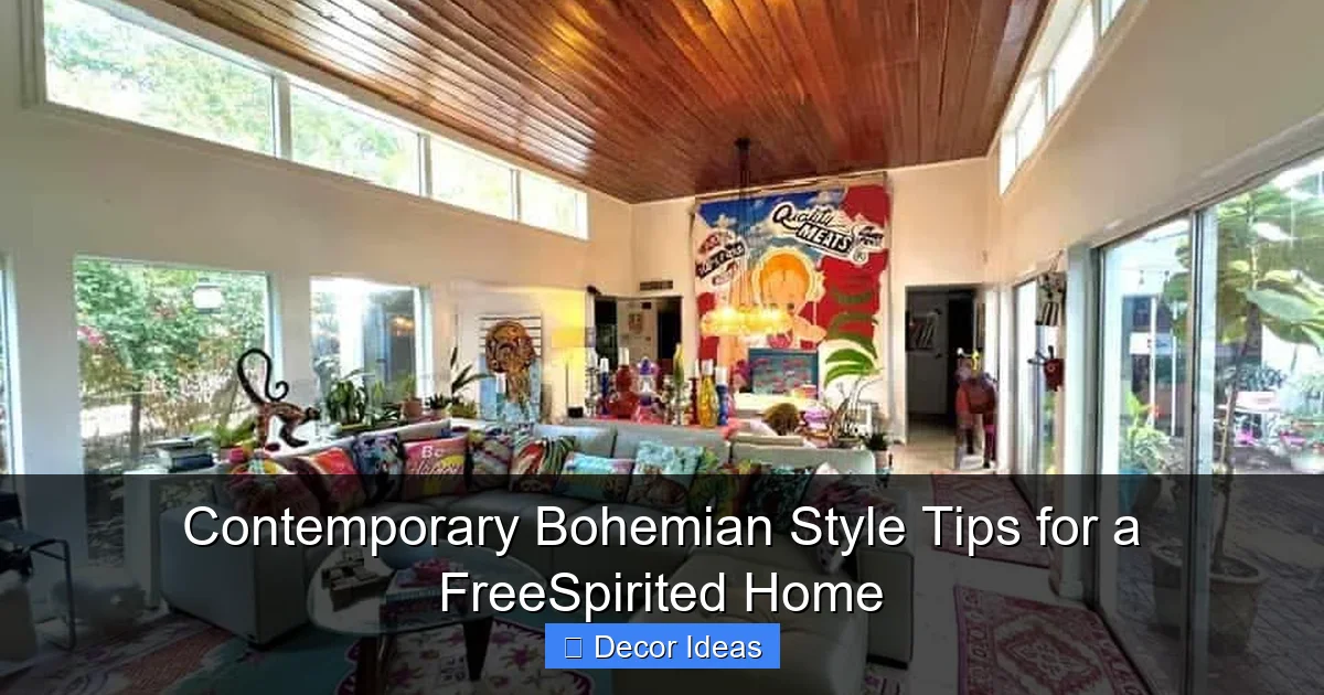 Contemporary Bohemian Style Tips for a FreeSpirited Home