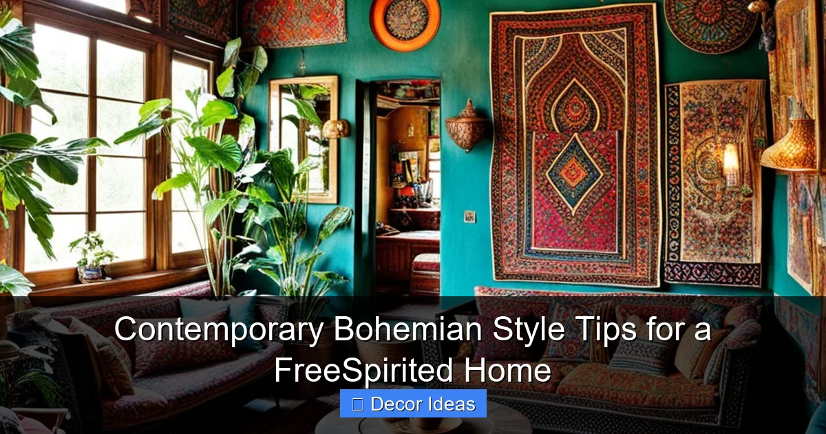 Contemporary Bohemian Style Tips for a FreeSpirited Home