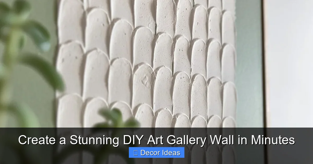 Create a Stunning DIY Art Gallery Wall in Minutes