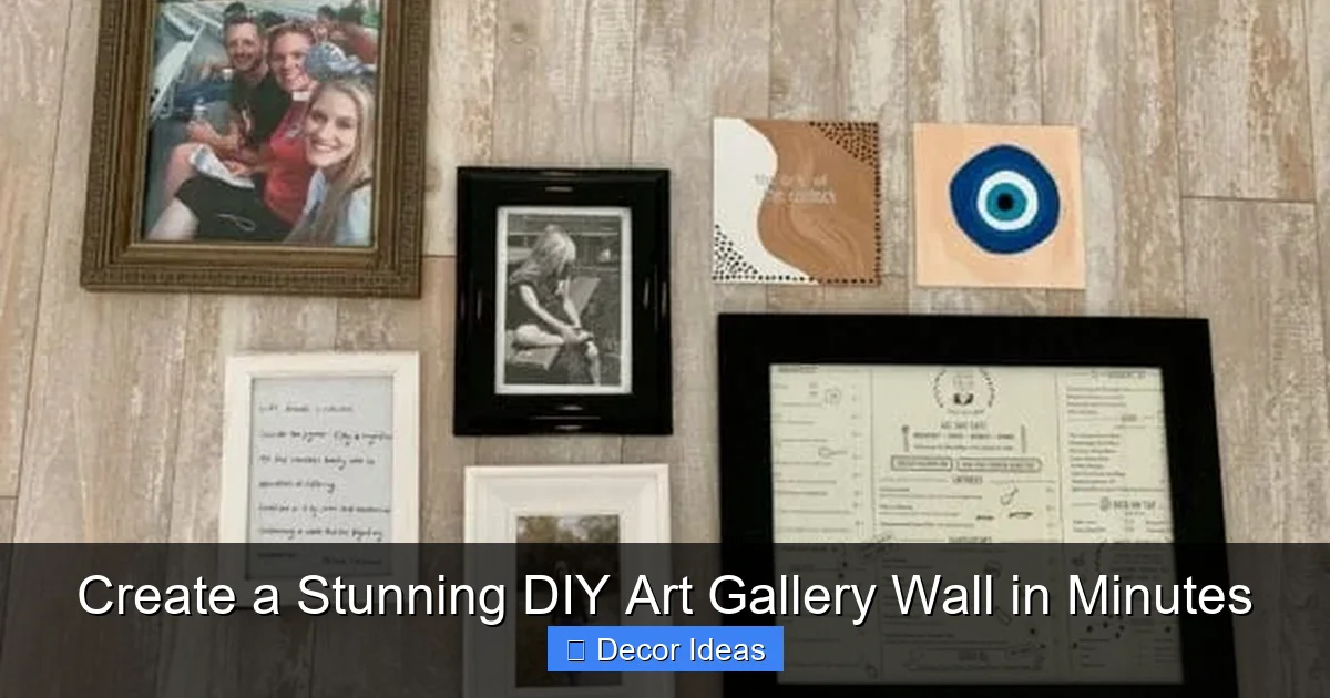Create a Stunning DIY Art Gallery Wall in Minutes