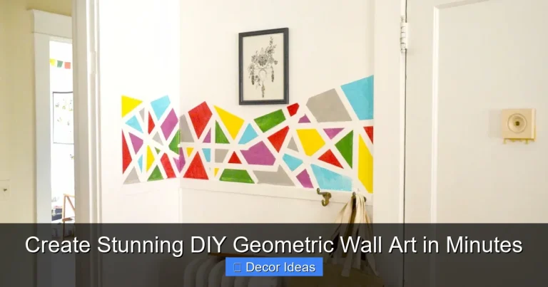 Create Stunning DIY Geometric Wall Art in Minutes