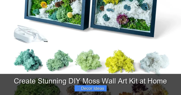 Create Stunning DIY Moss Wall Art Kit at Home