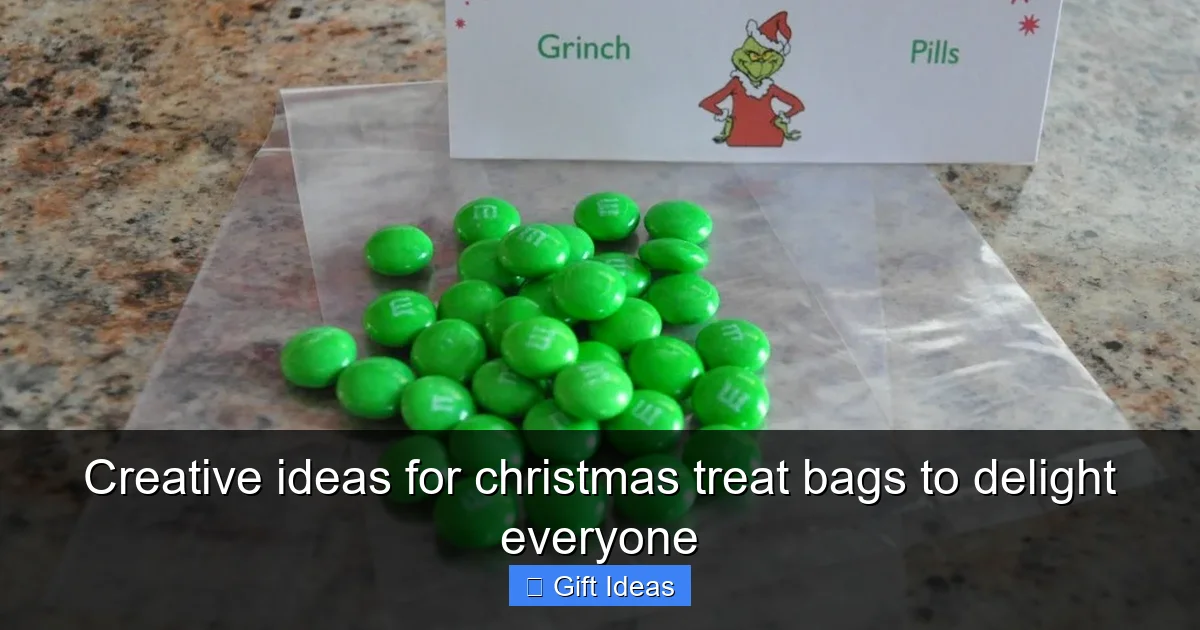 Creative ideas for christmas treat bags to delight everyone