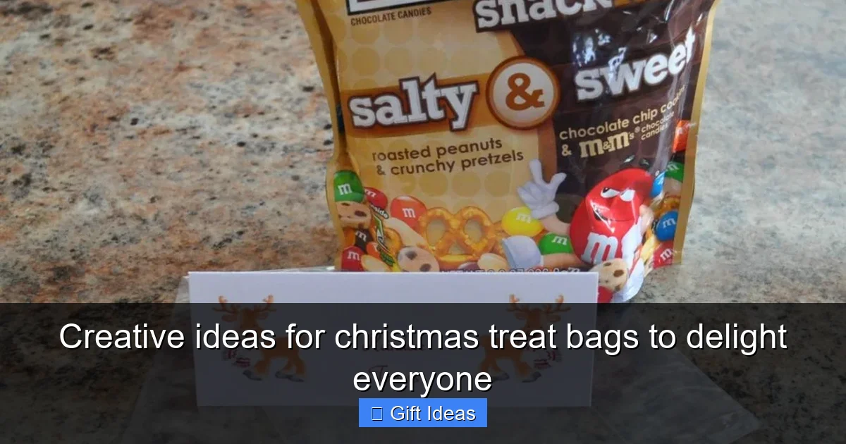 Creative ideas for christmas treat bags to delight everyone