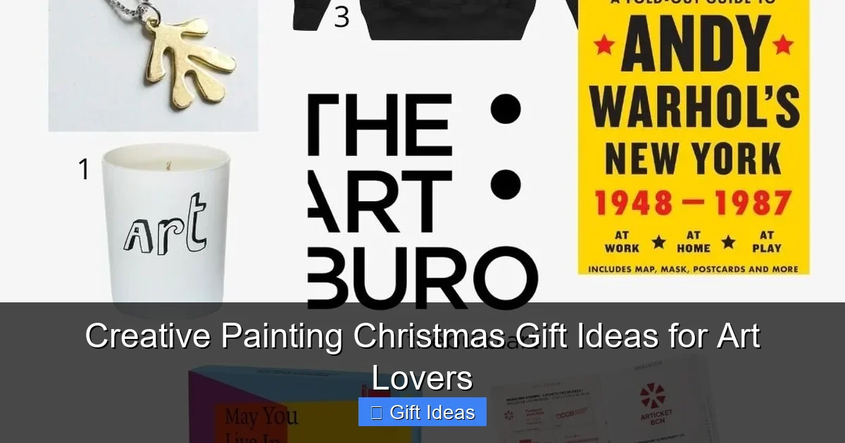 Creative Painting Christmas Gift Ideas for Art Lovers