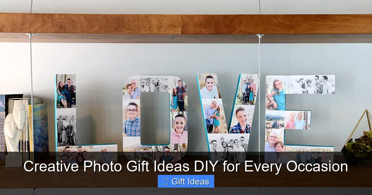 Creative Photo Gift Ideas DIY for Every Occasion