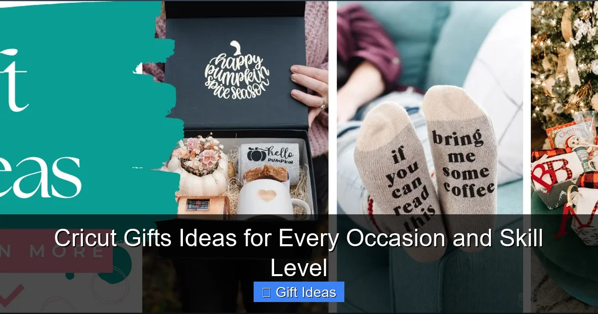 Cricut Gifts Ideas for Every Occasion and Skill Level