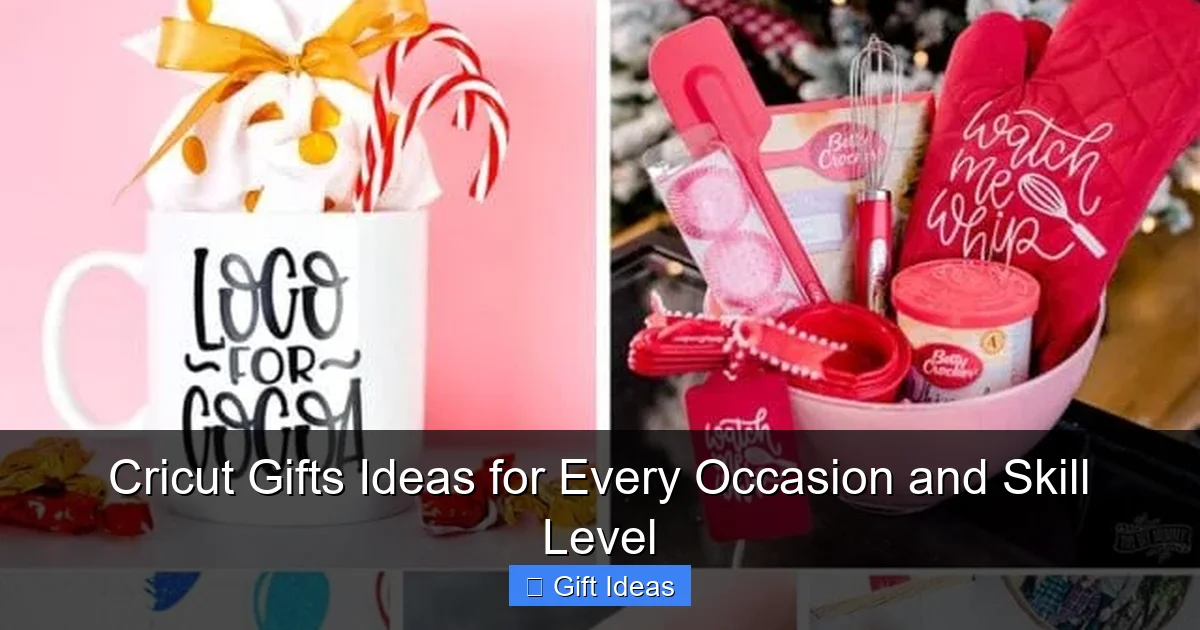 Cricut Gifts Ideas for Every Occasion and Skill Level