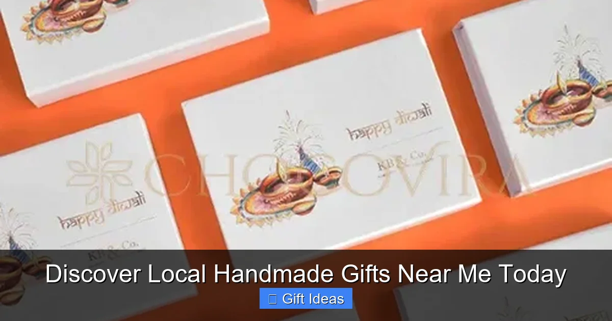 Discover Local Handmade Gifts Near Me Today