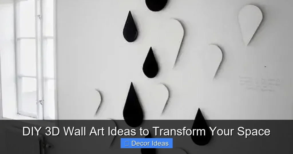 DIY 3D Wall Art Ideas to Transform Your Space