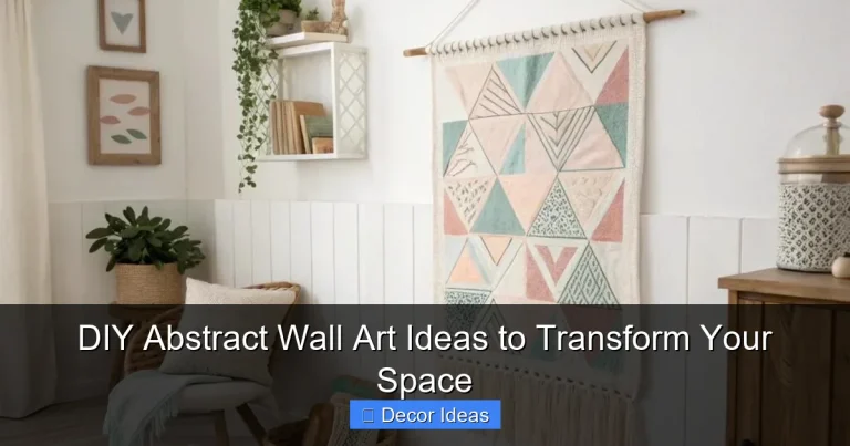 DIY Abstract Wall Art Ideas to Transform Your Space
