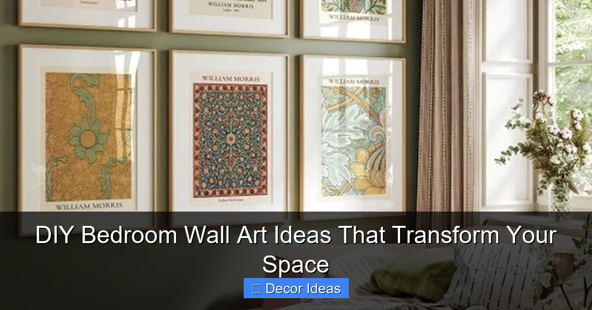 DIY Bedroom Wall Art Ideas That Transform Your Space