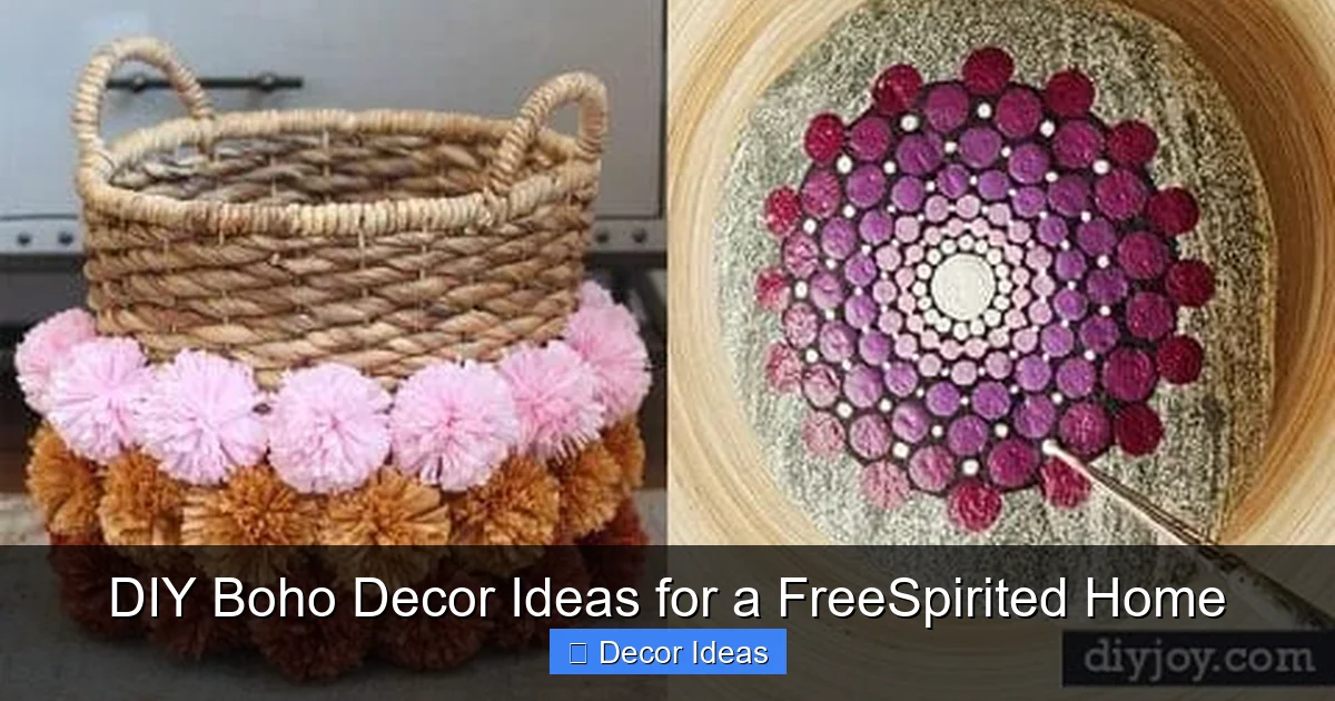 DIY Boho Decor Ideas for a FreeSpirited Home
