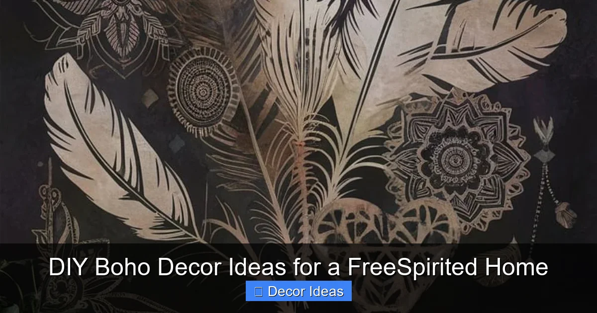 DIY Boho Decor Ideas for a FreeSpirited Home