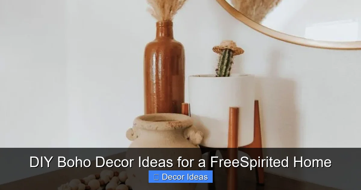 DIY Boho Decor Ideas for a FreeSpirited Home