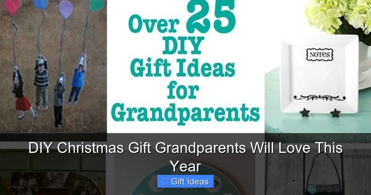 DIY Christmas Gift Grandparents Will Love This Year