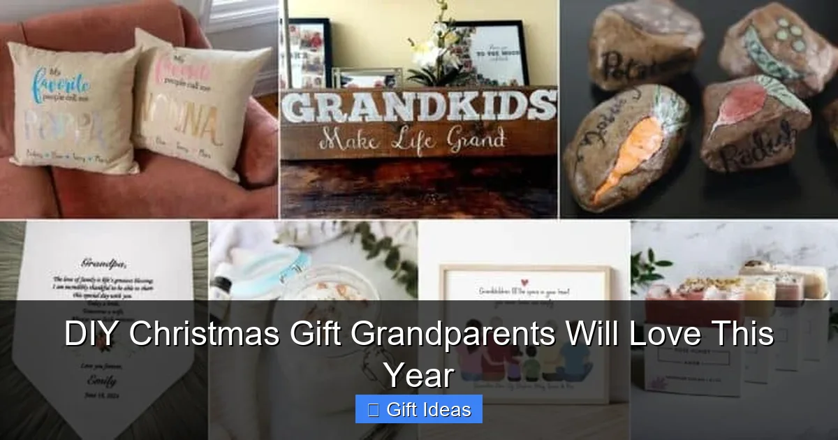 DIY Christmas Gift Grandparents Will Love This Year