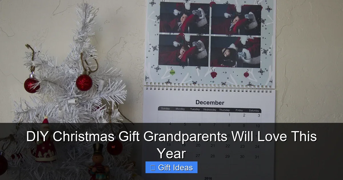 DIY Christmas Gift Grandparents Will Love This Year