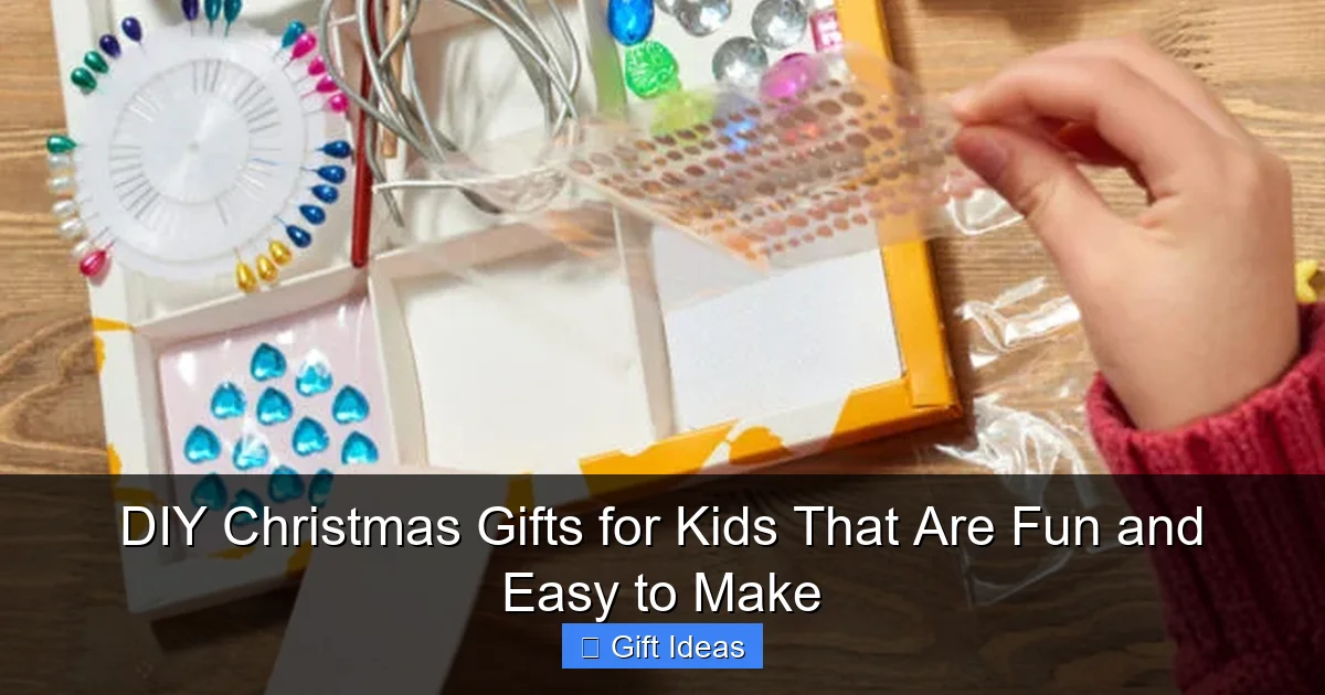 DIY Christmas Gifts for Kids That Are Fun and Easy to Make