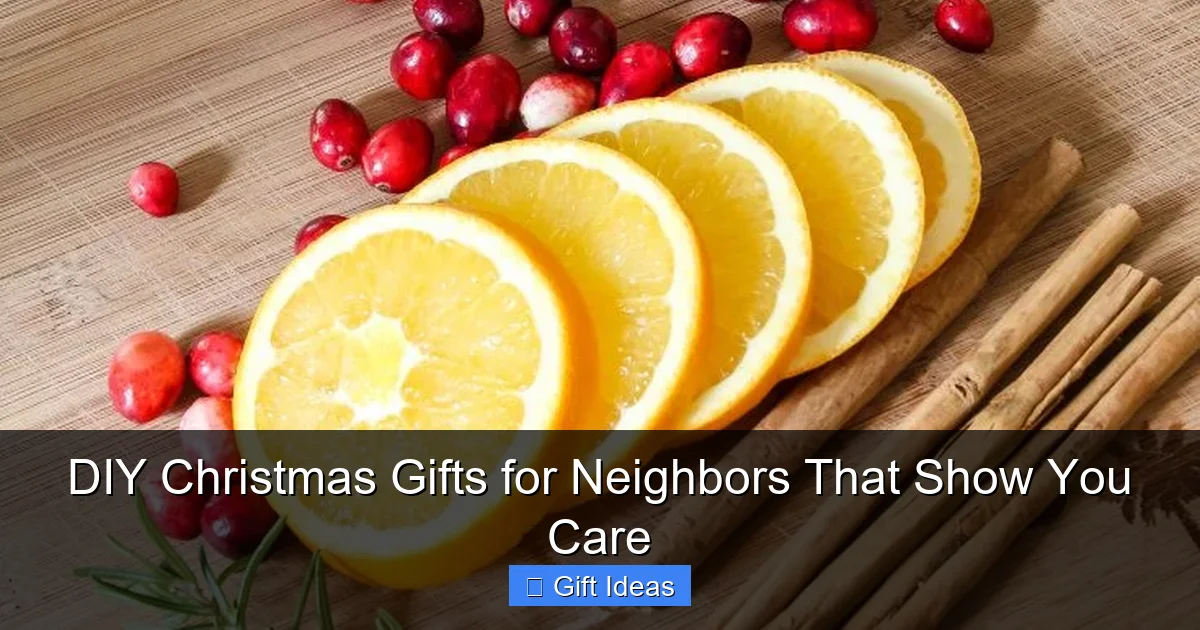 DIY Christmas Gifts for Neighbors That Show You Care