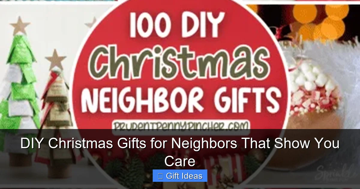 DIY Christmas Gifts for Neighbors That Show You Care