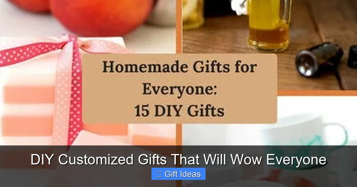 DIY Customized Gifts That Will Wow Everyone