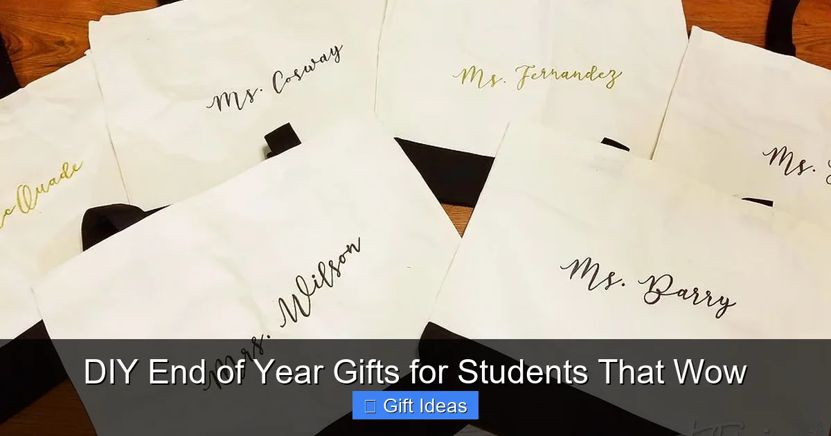DIY End of Year Gifts for Students That Wow