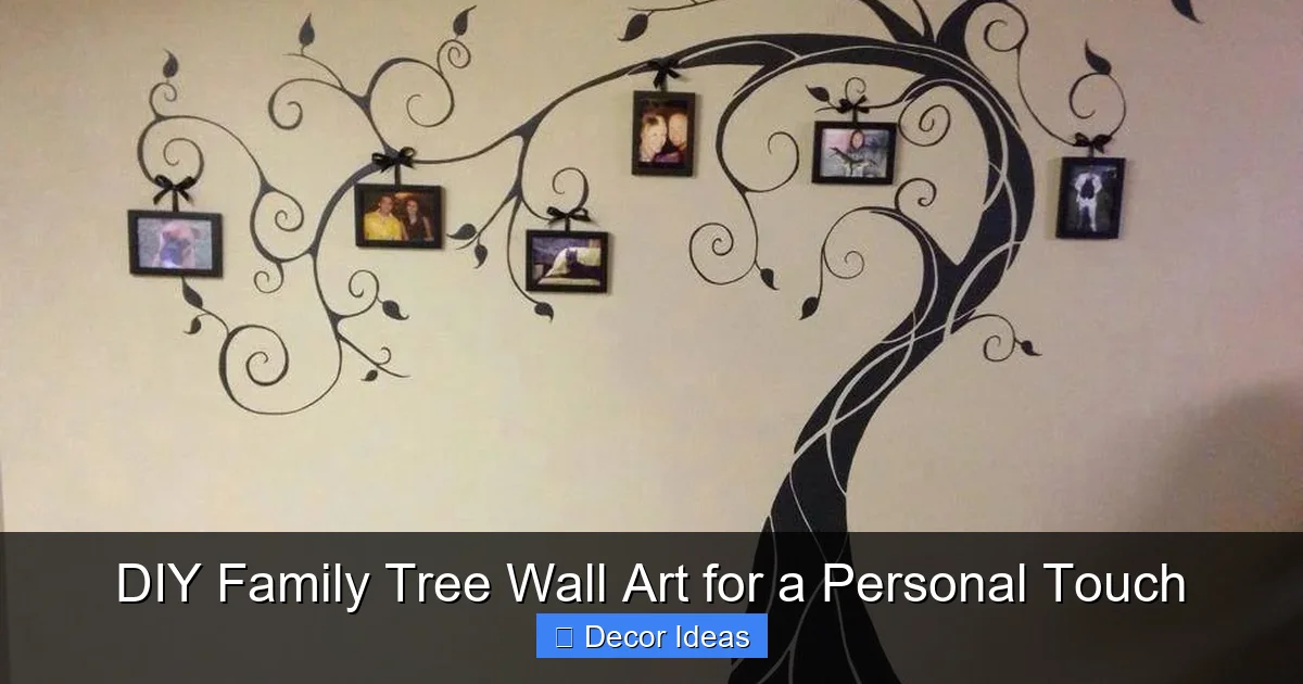 DIY Family Tree Wall Art for a Personal Touch
