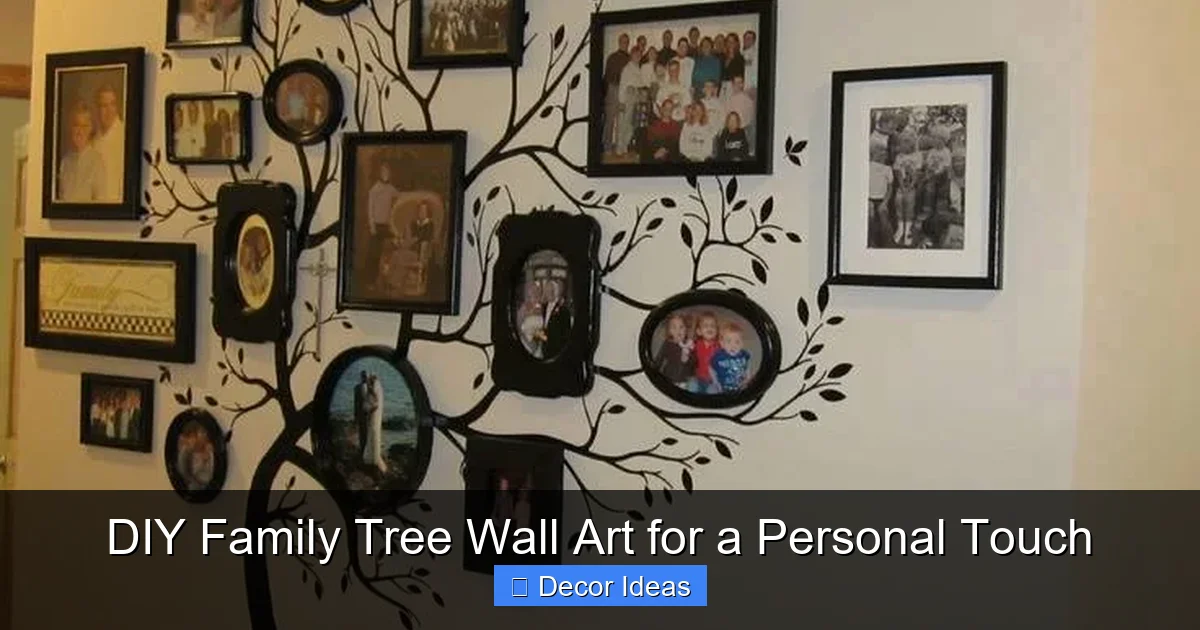 DIY Family Tree Wall Art for a Personal Touch