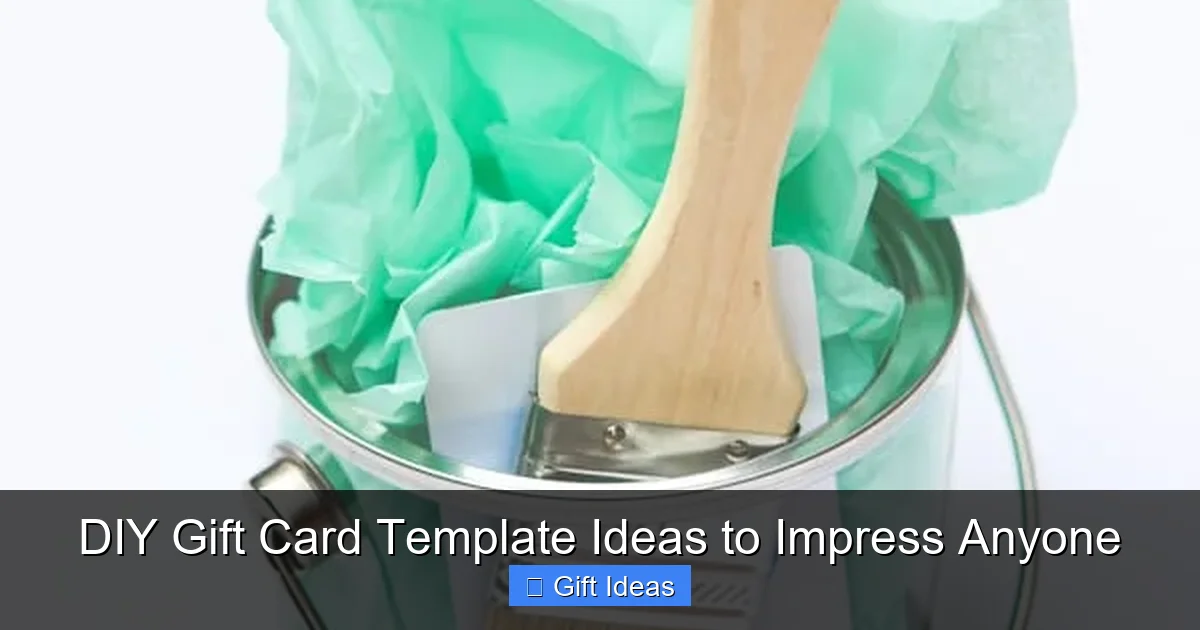 DIY Gift Card Template Ideas to Impress Anyone