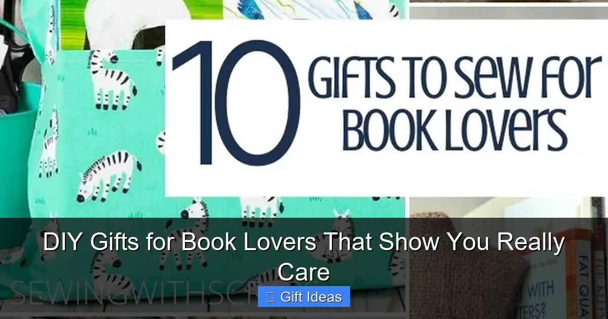 DIY Gifts for Book Lovers That Show You Really Care