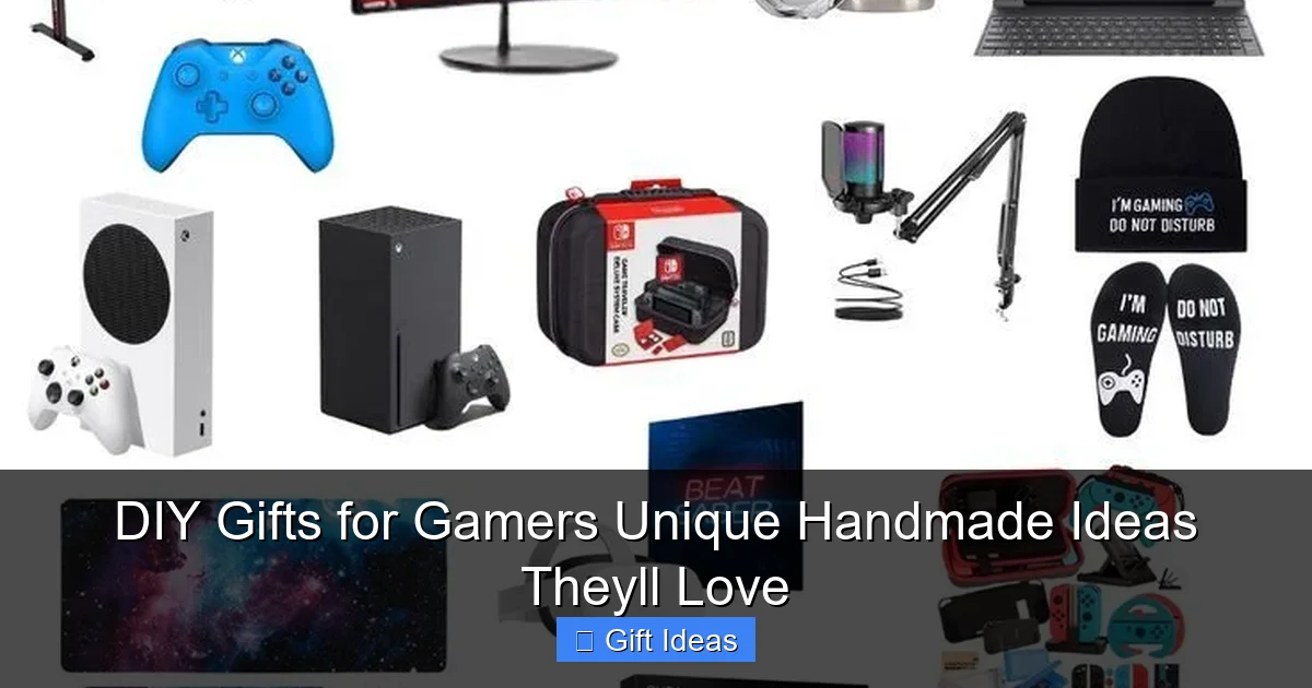 DIY Gifts for Gamers Unique Handmade Ideas Theyll Love