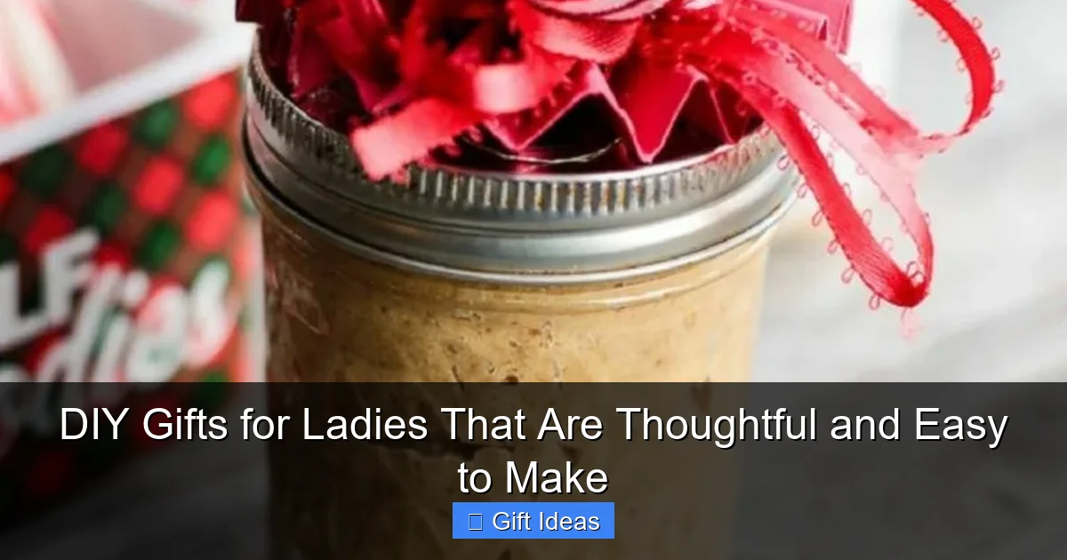 DIY Gifts for Ladies That Are Thoughtful and Easy to Make