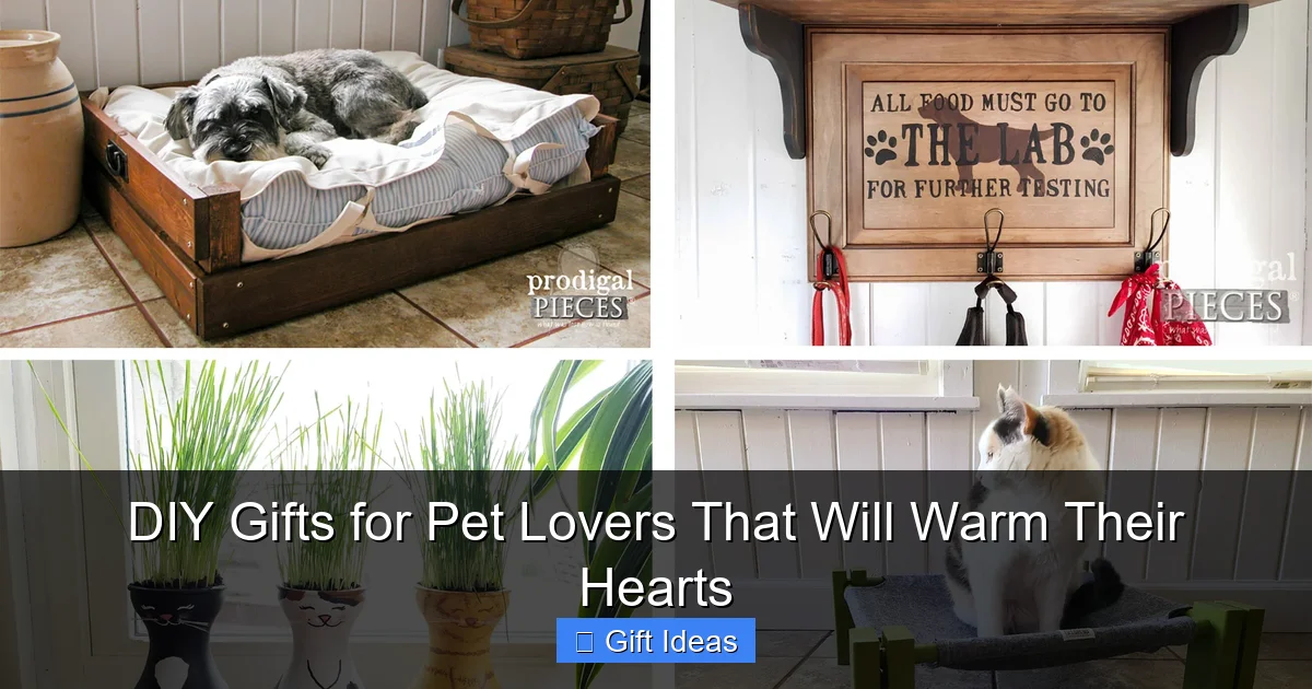 DIY Gifts for Pet Lovers That Will Warm Their Hearts