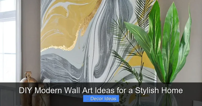 DIY Modern Wall Art Ideas for a Stylish Home