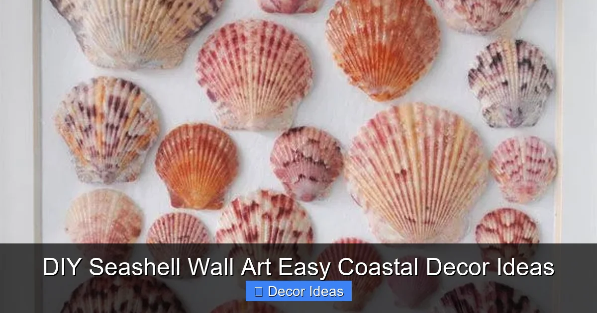 DIY Seashell Wall Art Easy Coastal Decor Ideas
