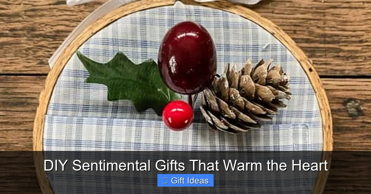 DIY Sentimental Gifts That Warm the Heart